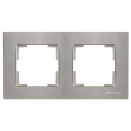 Рамка 2-ая горизонтальная титан, RITA, MUTLUSAN