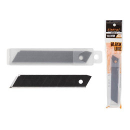 Лезвия сменные сегментированные 18мм 10шт BLACK LINE STARTUL (ST0920-18)