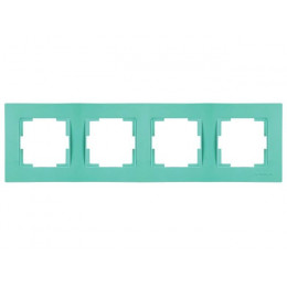 Рамка 4-ая горизонтальная зеленая, RITA, MUTLUSAN