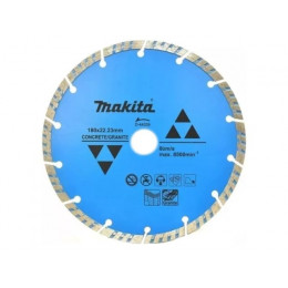 Алмазный круг 180х22,23 мм по бетону сегмент. Турбо MAKITA