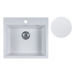 Мойка кухонная из искусственного камня UNIT белый 550х500 мм, AV Engineering