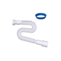 Гибкая труба с гайкой 1 1/2"х40/50  с конусной прокладкой, 1470мм, AV Engineering