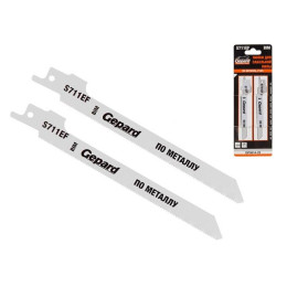 Пилка сабельная по металлу S711EF (2 шт.) GEPARD