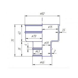 Манжета ступенчатая