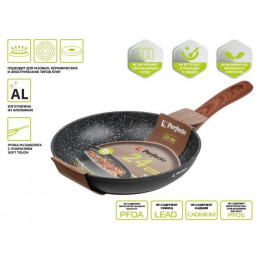 Сковорода ф 24х5.0 см, алюм., антиприг. покр., серия Hardy, PERFECTO LINEA