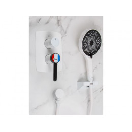 Душевая система (Lt) D35, серия Rose белый + черный, a-five