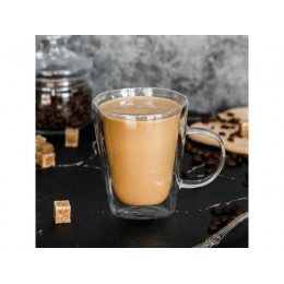 Кружка стеклянная с двойными стенками, 280 мл, серия COLOMBIA, PERFECTO LINEA