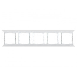 Рамка 5-ая горизонтальная белая, DARIA, MUTLUSAN