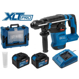 Аккум. перфоратор BULL CBH 1826 Xcase, XLTpro, БЕСЩЕТ., 18 В, 2.6 Дж, 26 мм, 2x6 А*ч, з/у