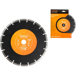 Алмазный круг 230х22 мм универс. сегмент. STARTUL STANDART