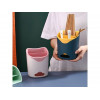 Подставка для столовых приборов, бело-оранжевая, PERFECTO LINEA