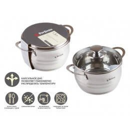 Кастрюля из нерж.стали, 1.5 л, ф 16 x 7.5, серия ARCELIA (Арселия), PERFECTO LINEA