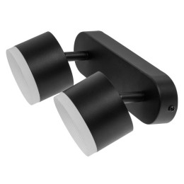 Светильник накладной поворотный/черный 2*GX53 2*15 Вт LEIDEN ELECTRIC