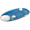 Блюдо керамическое, 33х17.5х2.8 см, серия BLUE MARINE, PERFECTO LINEA