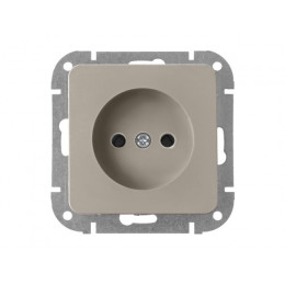 Розетка 1-ая телефонная (скрытая) песочная, Astrum, BYLECTRICA