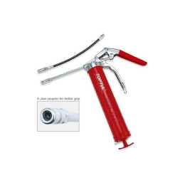 Шприц автомобильный усиленный 400мл с доп.гибким шлангом TOPTUL (JGAE0207)