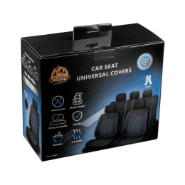 Чехлы на сиденья автомобиля универсальные, полиэстер, темно-синие, ARIZONE