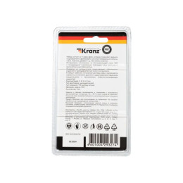 Набор cверл-фрез по металлу 3-4-5-6-8мм, HSS, ТИТАН, цилиндрический хвостовик, 5 шт. KRANZ