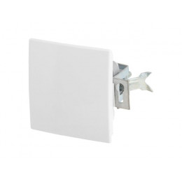 Выключатель 1 клав. (cкрытый, 6А) белый, Стандарт, Юпитер