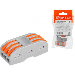 Клемма соединительная проходная СК-223 (2.5 мм2) (5 шт) ЮПИТЕР