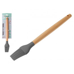 Кисточка силиконовая, EcoVillage, серая, PERFECTO LINEA