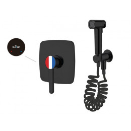 Смеситель для биде (Lt) D35, серия Lotus черный, a-five