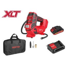 Аккум. компрессор WORTEX CTI 1811 в кор. ALL1 XLT SET 18 В, 11 бар, 12 л/мин, 1х2 А*ч, зу