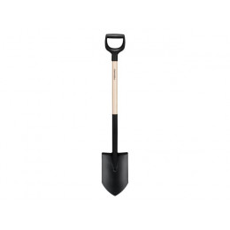 Лопата штыковая с дер. черенком Solid FISKARS