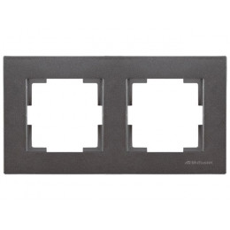 Рамка 2-ая горизонтальная дымчатая, RITA, MUTLUSAN