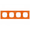 Рамка 4-ая горизонтальная оранжевая, RITA, MUTLUSAN