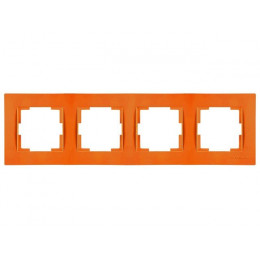 Рамка 4-ая горизонтальная оранжевая, RITA, MUTLUSAN