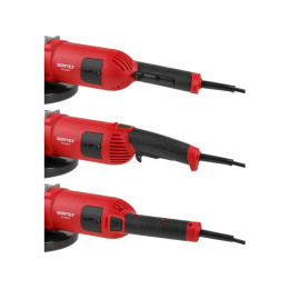 Двуручная углошлифмашина WORTEX AG 2326-5 в кор. 2400 Вт, 230мм, 6500 об/мин, плавн. пуск, поворот.
