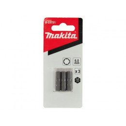 Насадка HEX6.0, 25 мм, C-form, 3 шт. MAKITA