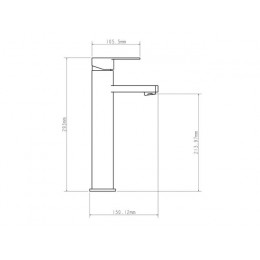 Смеситель для умывальника D35-A, серия 210 ECONOCE