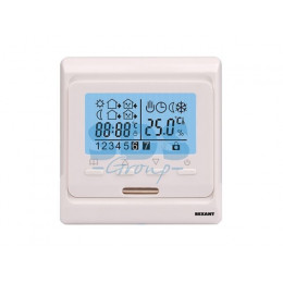 Терморегулятор с дисплеем и автоматическим программированием R51XT белый REXANT