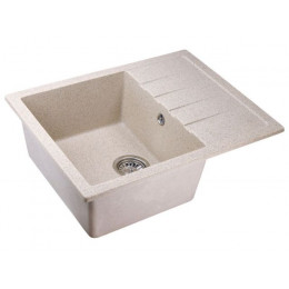 Мойка кухонная из искусственного камня BEST гранит 640х500 мм, AV Engineering