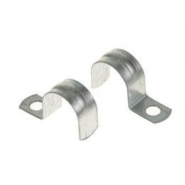 Скоба металлическая однолапковая d 12-13 мм (10шт) Юпитер