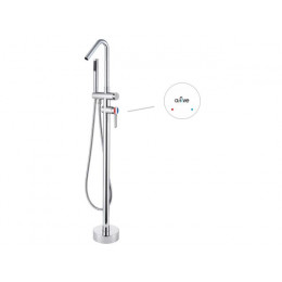 Смеситель для ванны (Lt) D35, серия Lotus хром, a-five