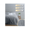 Покрывало флисовое 150x200 см., серое, серия Sleep mood, PERFECTO LINEA
