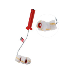 Валик "POLYESTER" 100мм с ручкой 6мм для покраски труб STARTUL MASTER