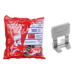 Основа д/укладки плитки узкая с резьбой 3мм (100шт в уп.) Tayg