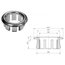 Обрамление для перелива ХРОМ, ИнкоЭр