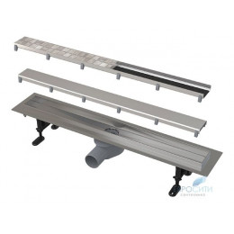 Водоотводящий желоб с двойной решеткой 750, Alcaplast