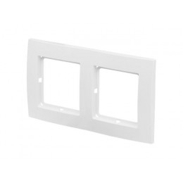 Рамка 2-местная белая, Стандарт, Юпитер