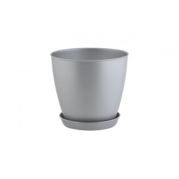 Кашпо с поддоном Lisa d-18 cм., POBEDA