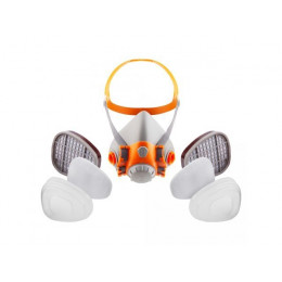 Полумаска 6500 с фильтрами 6510 А1 с предфильтрами и с держателями Jeta Safety (комплект)