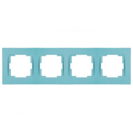 Рамка 4-ая горизонтальная синяя, RITA, MUTLUSAN
