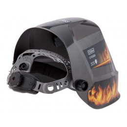 Щиток сварщика с самозатемняющимся светофильтром DGM V7000 (пламя)