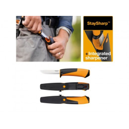 Топор-колун X21 FISKARS + нож универсальный (комплект)