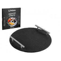 Блюдо для подачи сервировочное ф30 см, сланец, PERFECTO LINEA